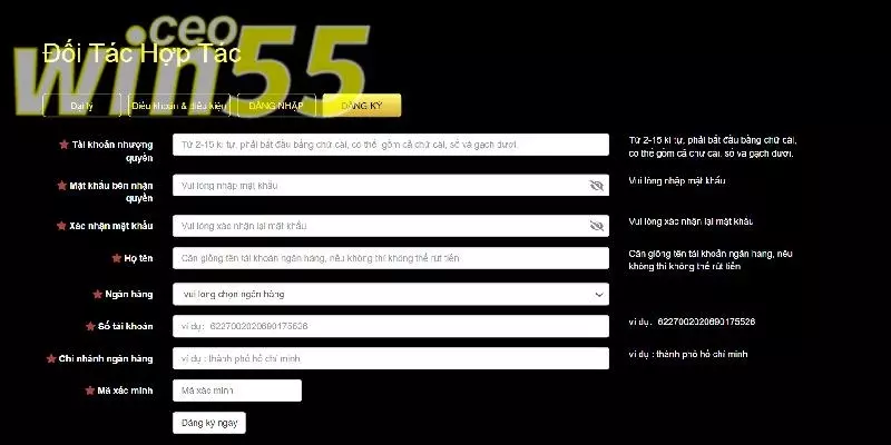 Đại lý Win55